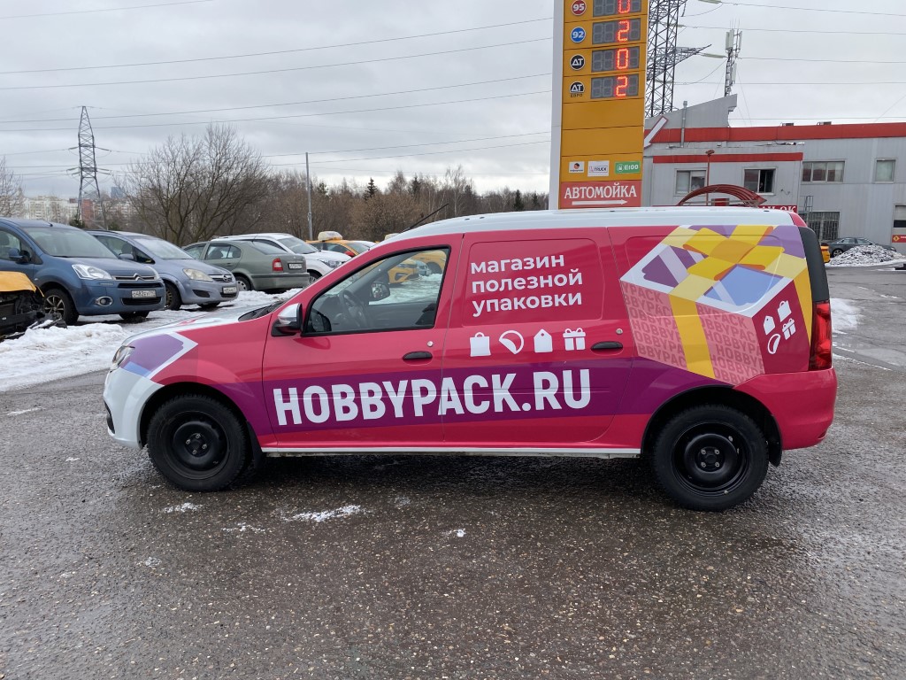 Частичная оклейка Лада Ларгус для HOBBYPACK
