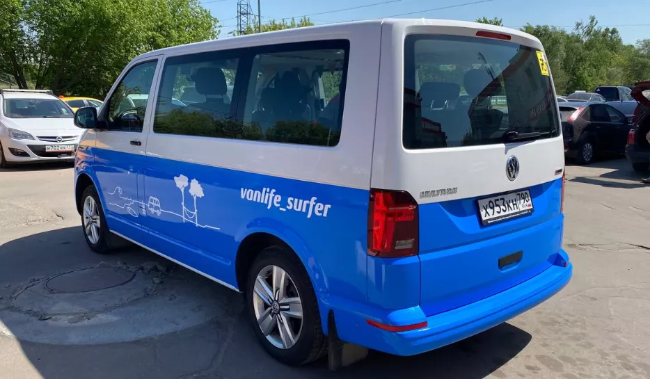 Обтяжка пленкой рекламной