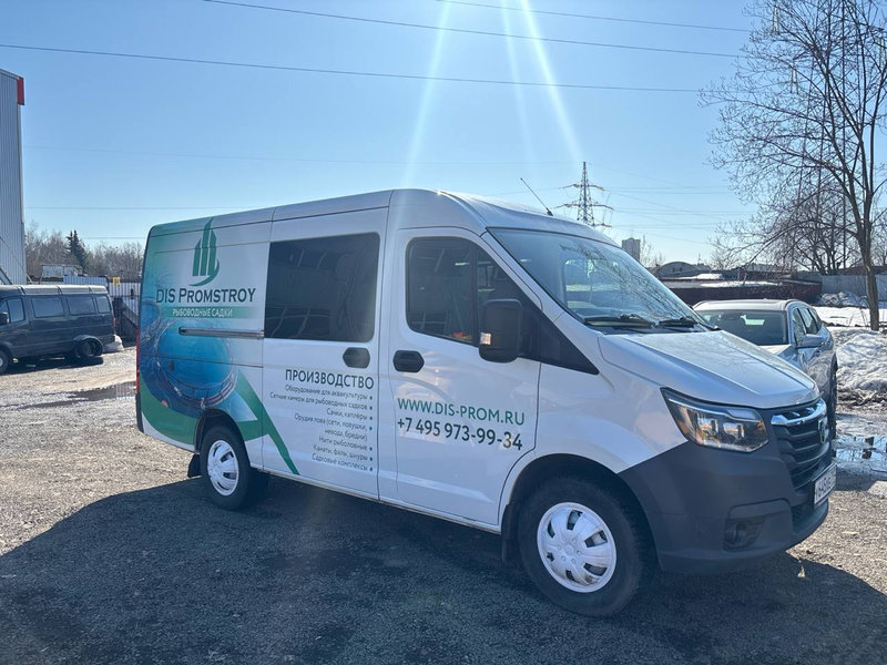 Частичная оклейка Газель НН Комби для DIS Promstroy