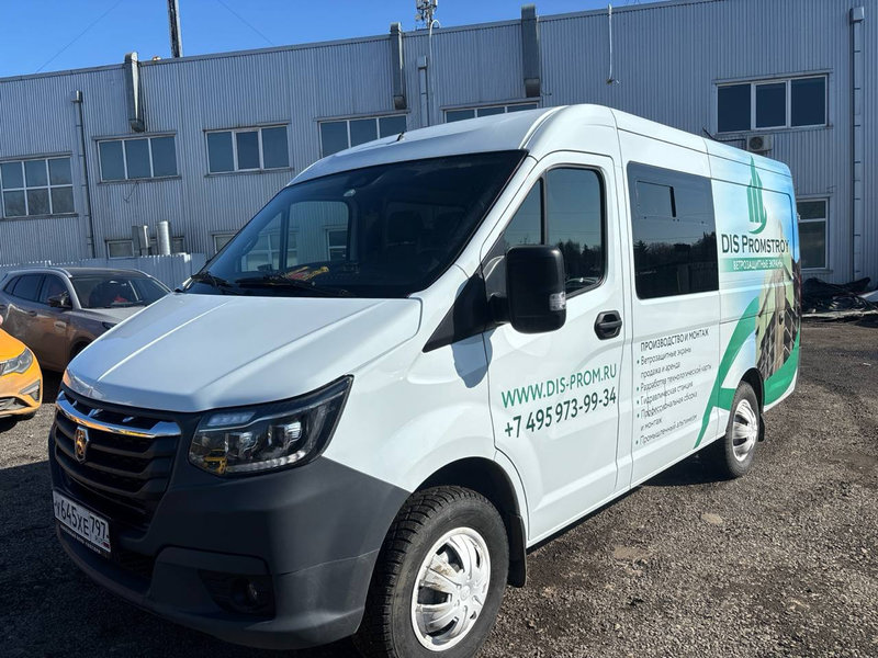 Частичная оклейка Газель НН Комби для DIS Promstroy