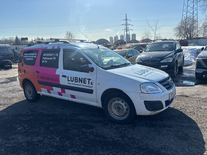 Частичная оклейка Лада Ларгус для Lubnet