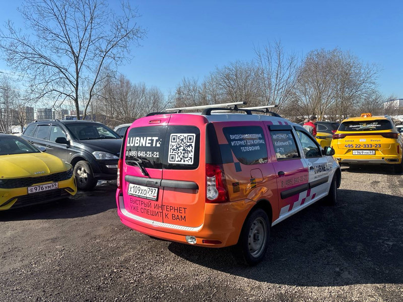 Частичная оклейка Лада Ларгус для Lubnet