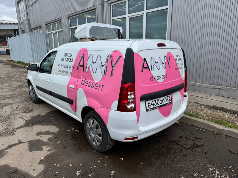 Частичная оклейка Лада Ларгус для Anny Dessert