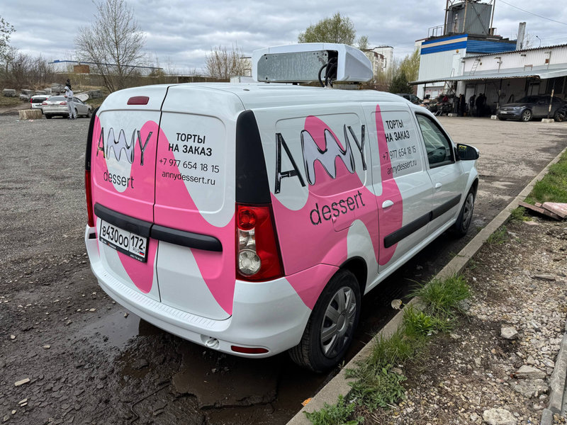 Частичная оклейка Лада Ларгус для Anny Dessert