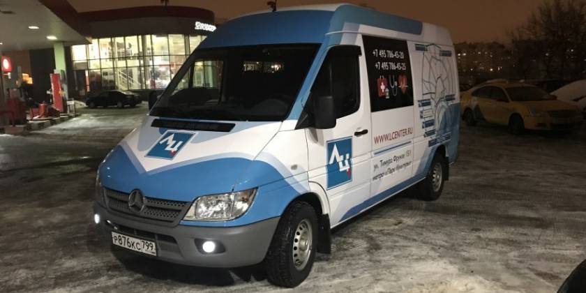 Оклейка пленкой Mecedes  фургон