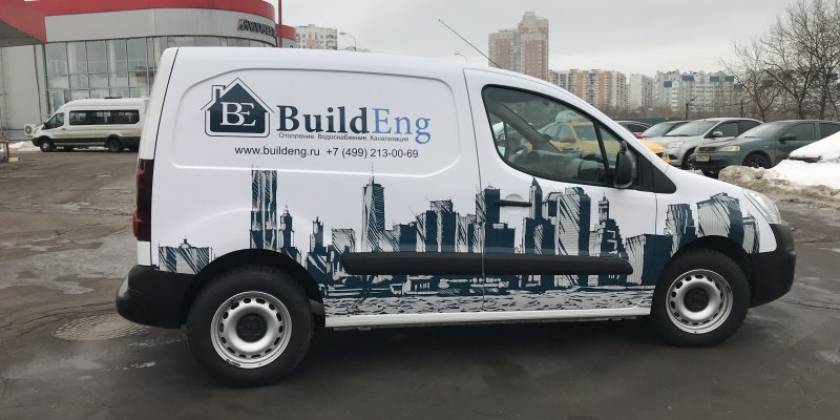 Оклейка Peugeot пленкой микроавтобус