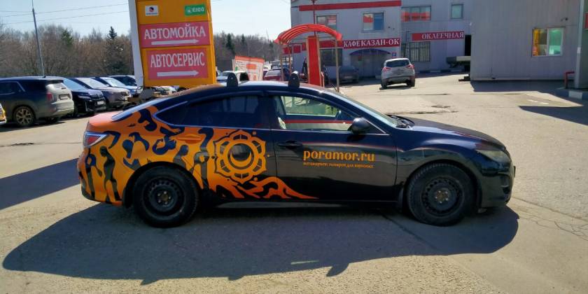 Обтяжка автомобиля пленкой