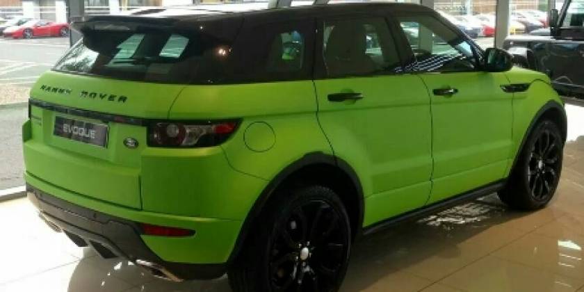 Land Rover замена цвета пленкой