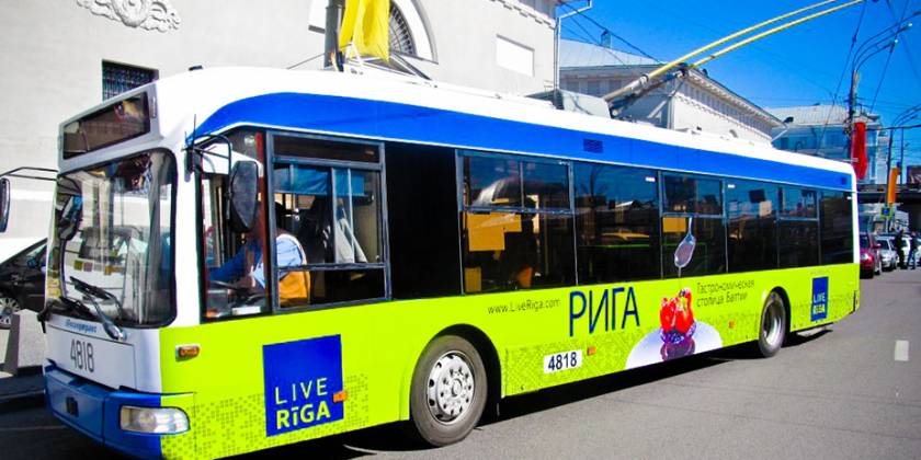 Брендированный троллейбус