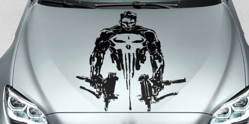 Наклейка на капот Punisher