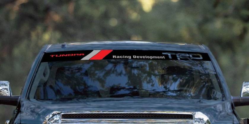 Наклейка на ветровом стекле Toyota Tundra