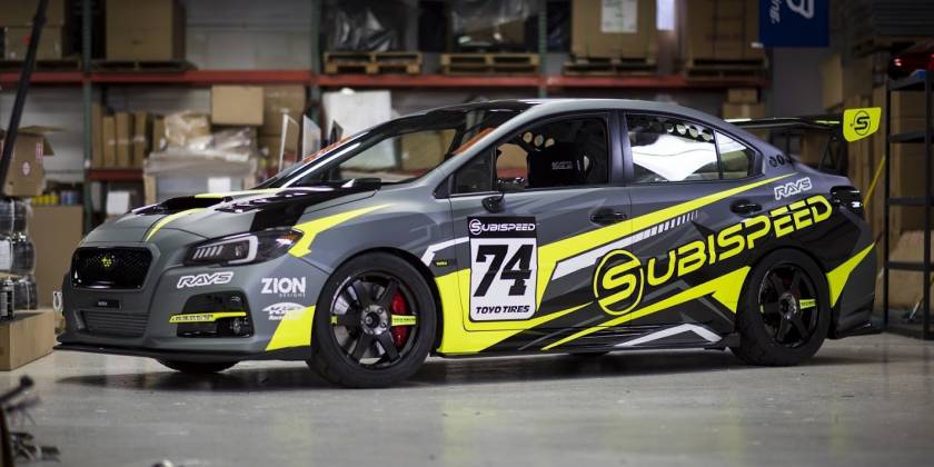 Брендирование Subaru под гонки