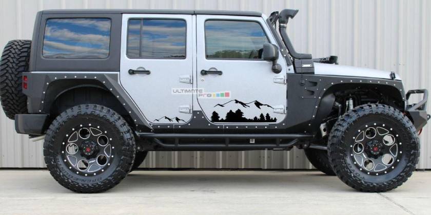 Брендирование Jeep под старину