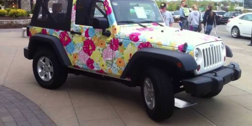 Брендирование Jeep под виниловую пленку с оклейкой