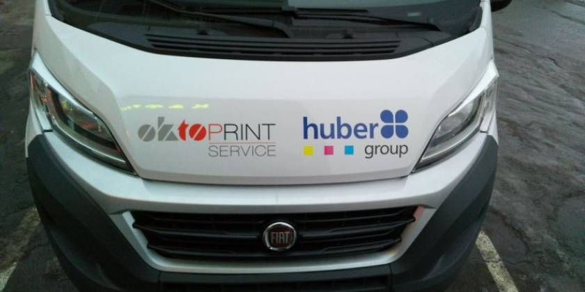 Брендирование транспорта типографий капот