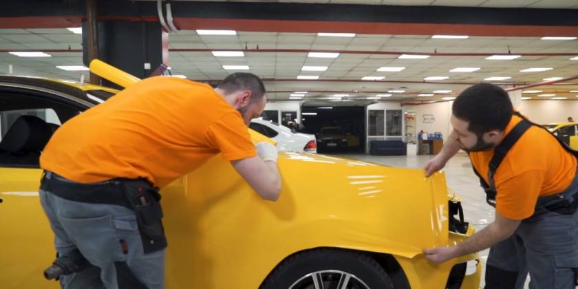 Оклейка машин под такси