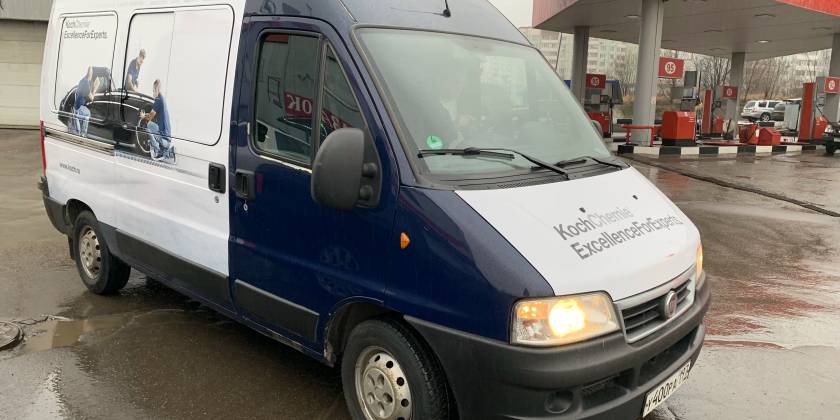 Брендированный Fiat Ducato компании KOCH-CHEMIE