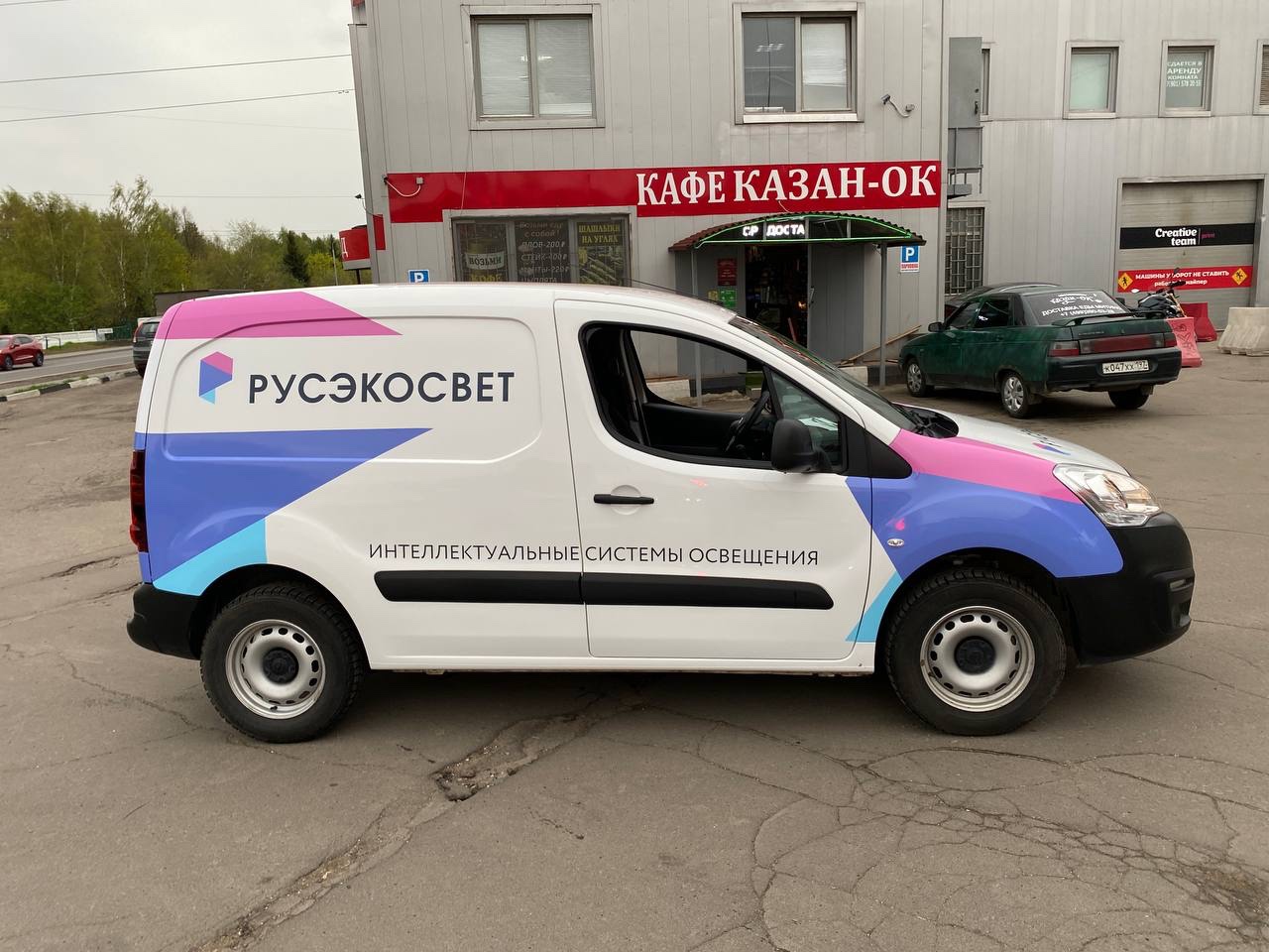Брендирование Opel Combo Cargo для РУСЭКОСВЕТ