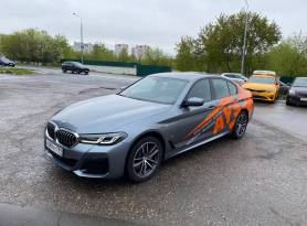 Частичная оклейка BMW 5 для АЙСО Лоджистикс