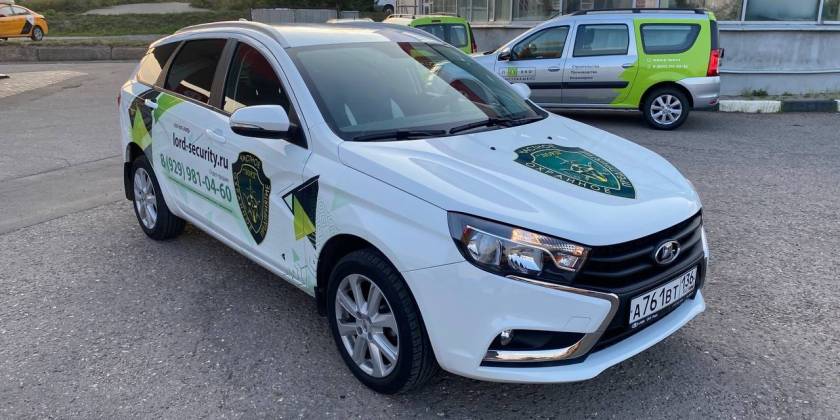 Брендированная Lada Vesta ЧОП Лорд
