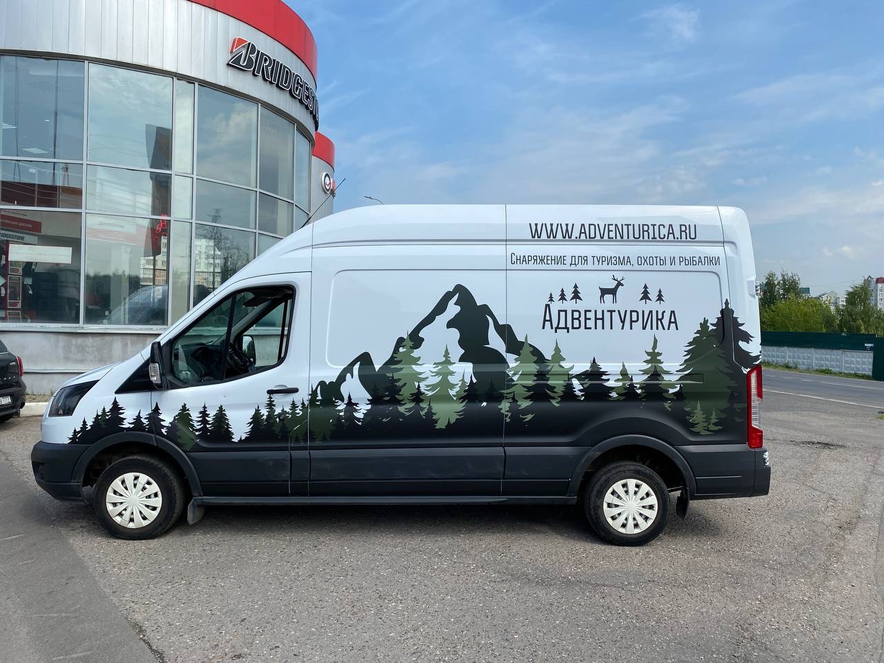 Оклейка Ford Transit для Адвентурики