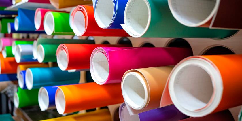 Любые цвета пленок для печати