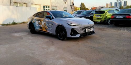 Автовинил на Тесле оклейка