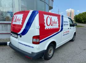 Частичная оклейка Volkswagen Transporter для Альфа Экспресс