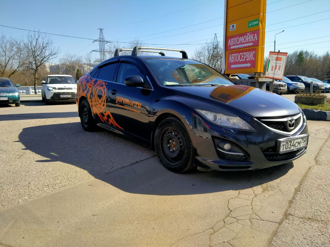 Брендирование Mazda 6 для Poramor