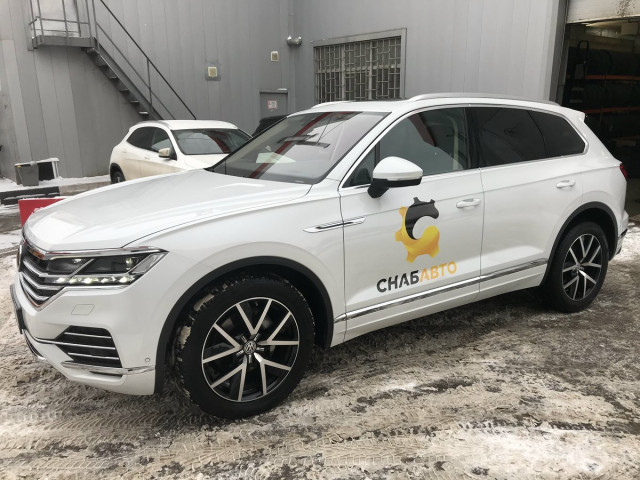 Брендирование Volkswagen Touareg для Снаб Авто