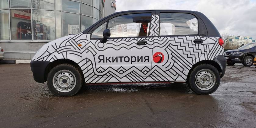 Частичная оклейка Daewoo Matiz для Якитории