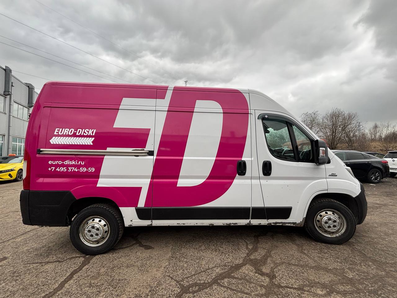 Брендирование Fiat Ducato для Евро Диски
