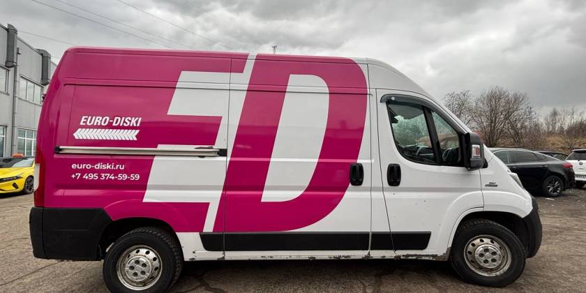 Брендированный Fiat Ducato компании Евро Диски
