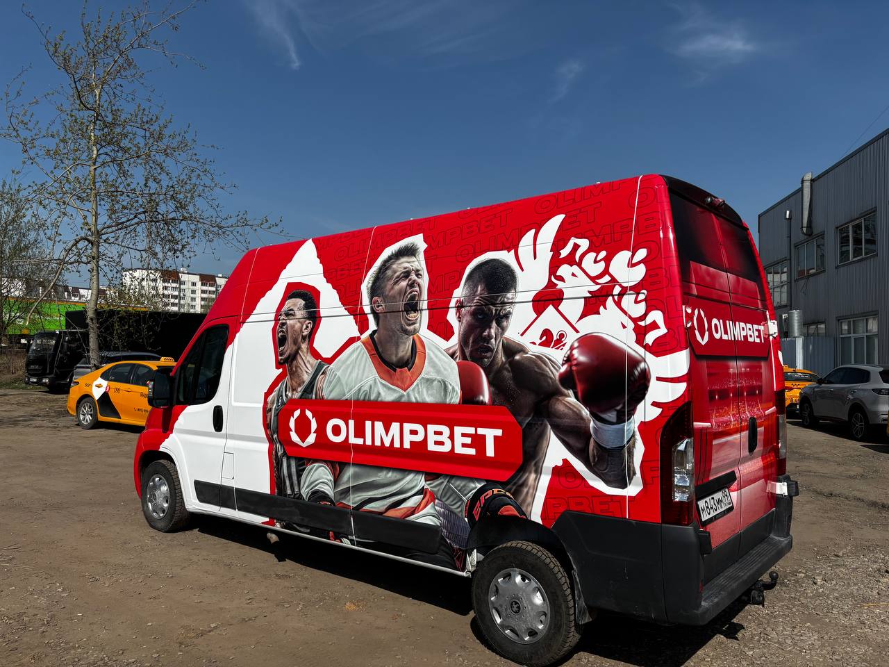 Полная оклейка Peugeot Boxer для Olimp.bet