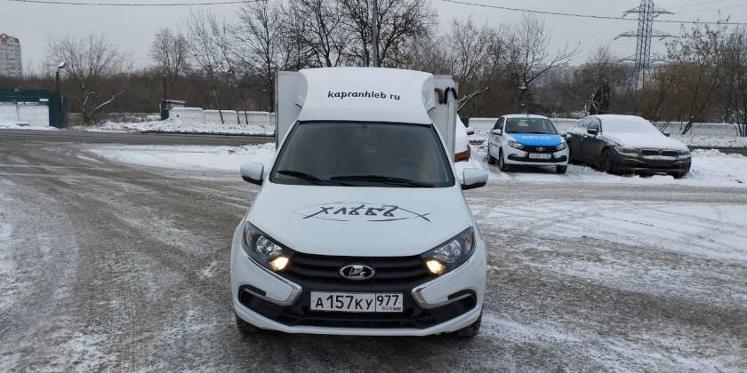 Брендированная Lada VIS производителя Капрановский хлеб