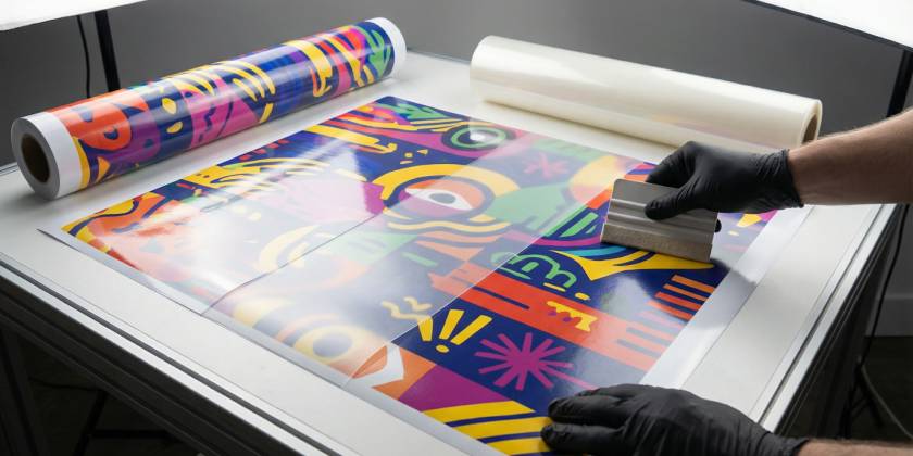 Винилография и печать: как выбрать ламинацию и почему она влияет на срок службы Винилография и печать: как выбрать ламинацию и почему она влияет на срок службы