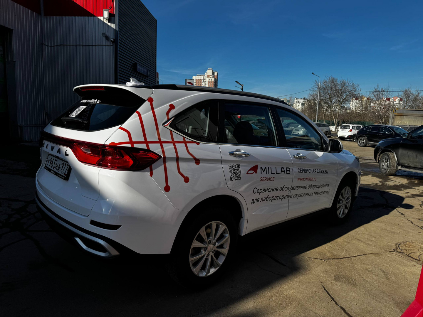 Рекламная оклейка Haval M6