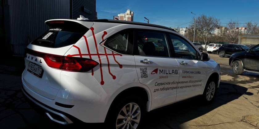 Частичная оклейка двух Haval M6 для Миллаб