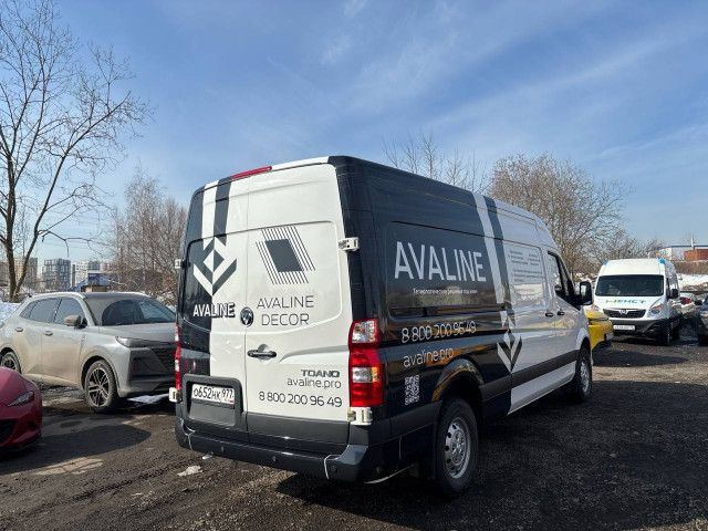 Частичная оклейка Foton Toano для компании Авалайн