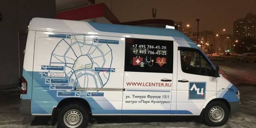 Оклейка пленкой фургонов Creative team print