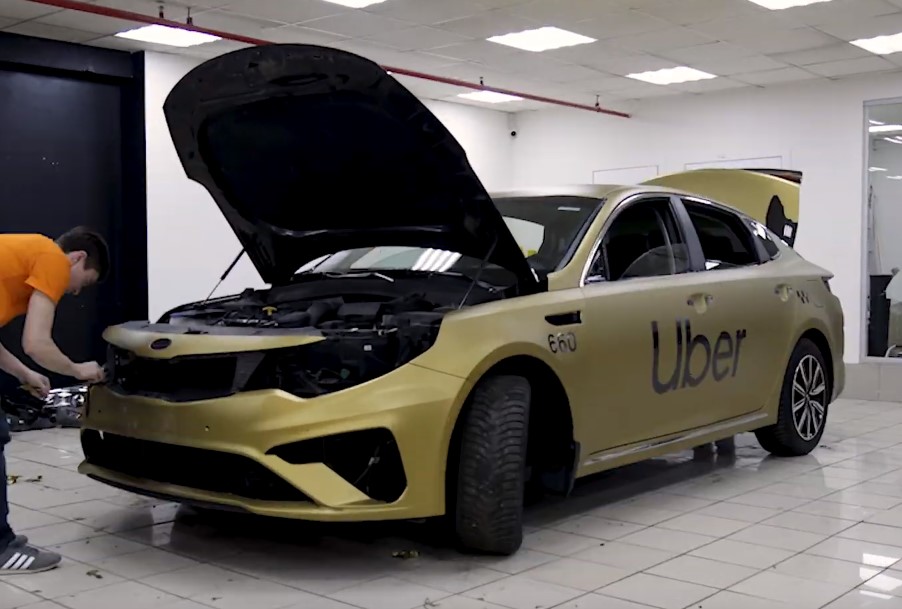 оклейка парка такси_2