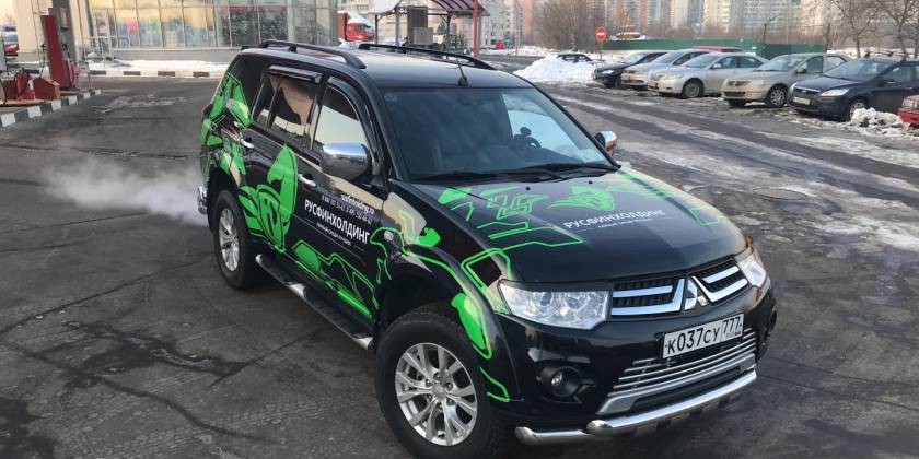 Брендирование Mitsubishi Pajero Sport