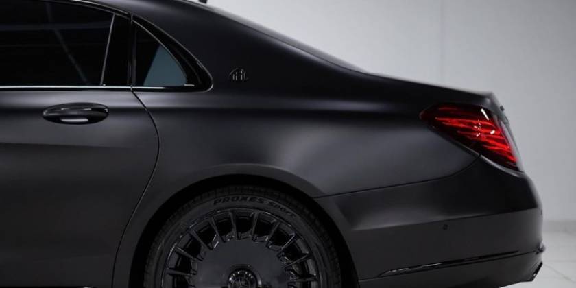 Задняя часть авто в пленке