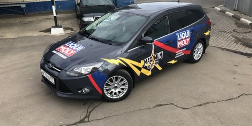 Брендирование авто виниловой пленкой Оракал