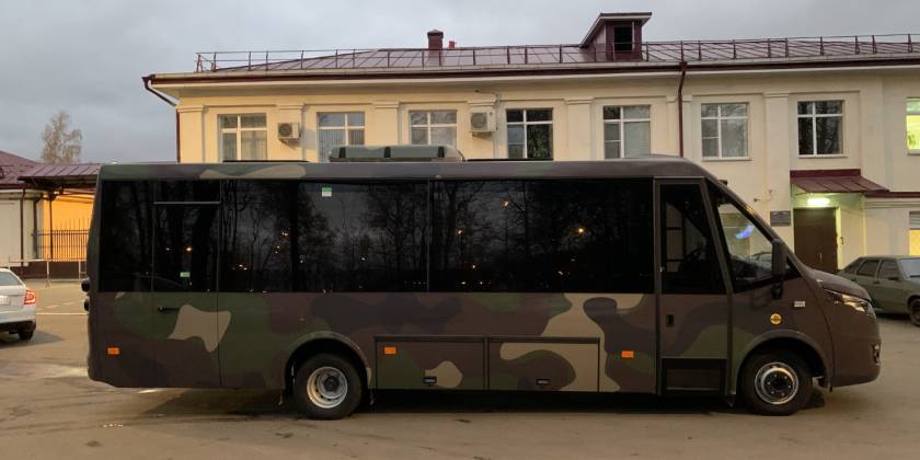 Оклейка автобуса