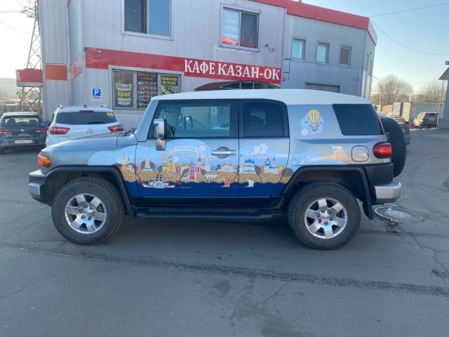 Частичная оклейка Toyota FJ Cruiser