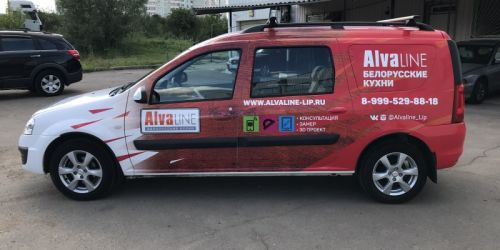 Реклама на автомобиле виниловая пленка