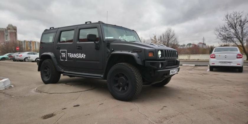 Дизайн рекламы с оклейкой Transray Москва