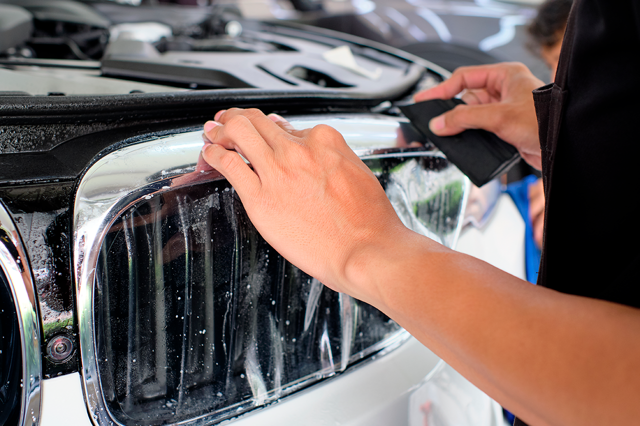 Оклейка авто защитной пленкой