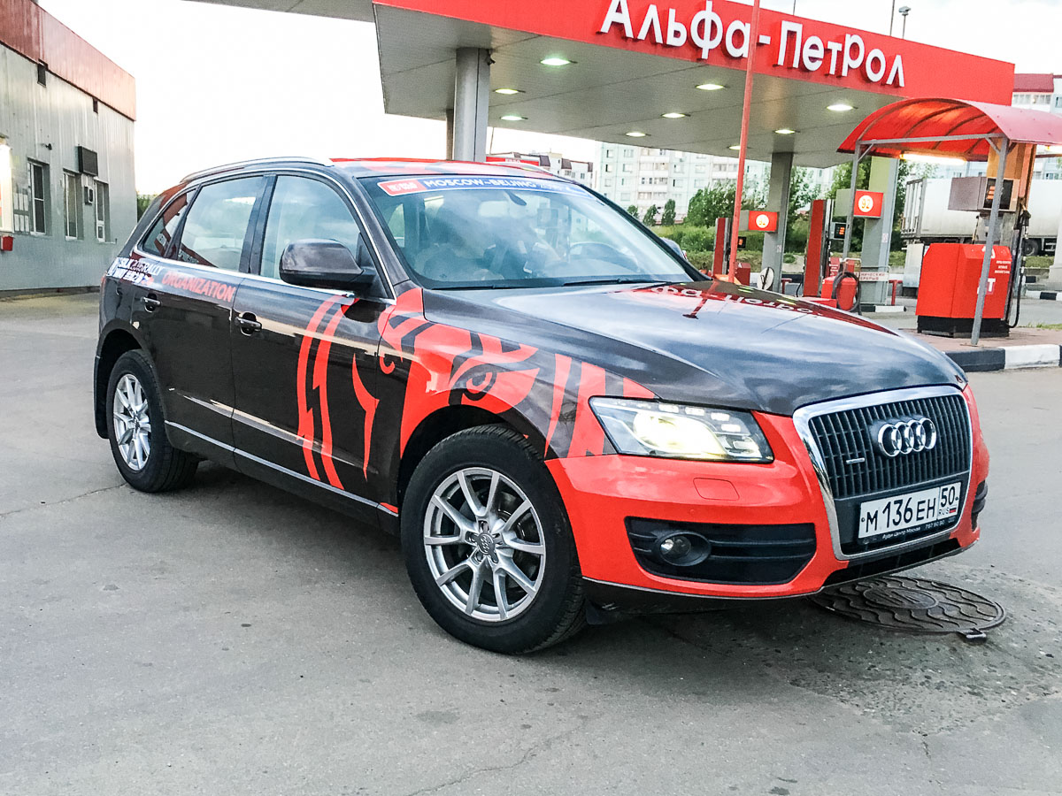 Брендирование авто для silk-way